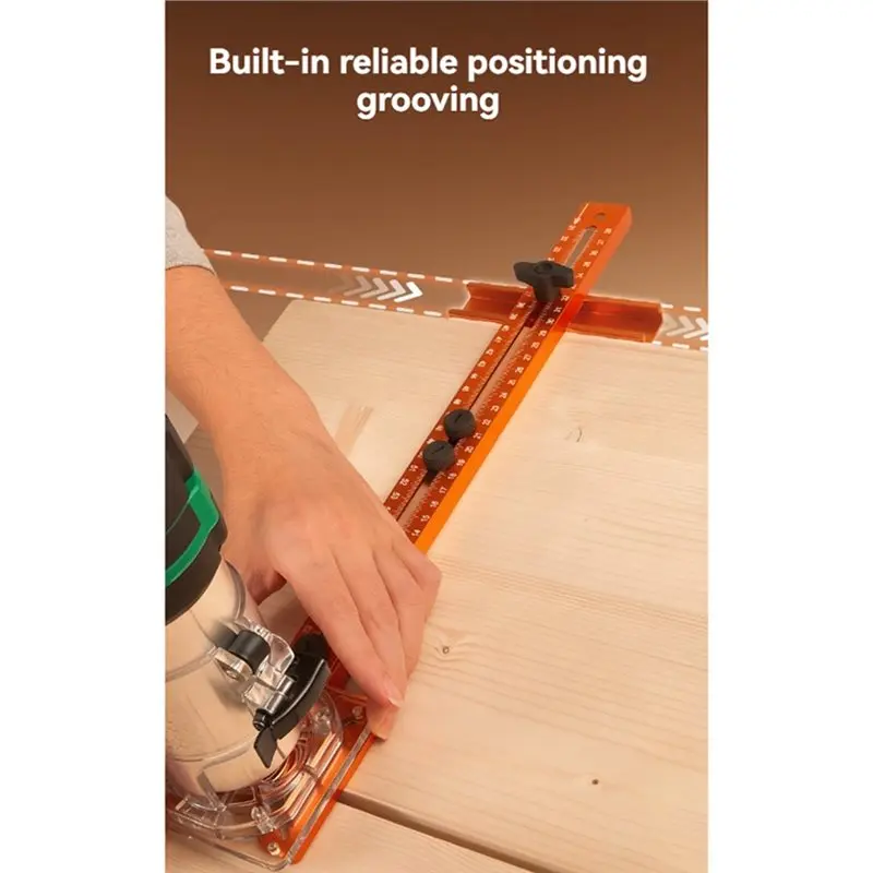 A01F-Router Milling Groove Bracket Radius Router Circle Cutting Jig Mill Groove