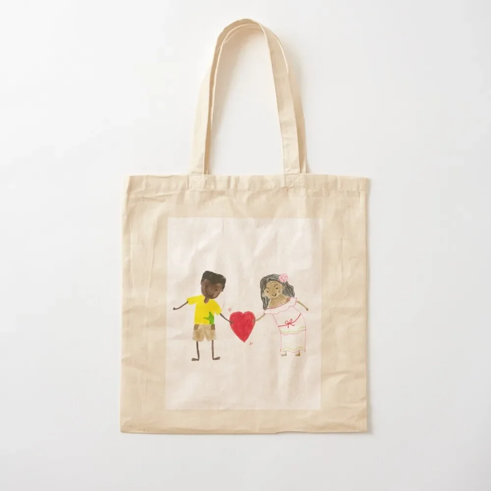 

Friendship is love Tote Bag Canvas women bag Bag