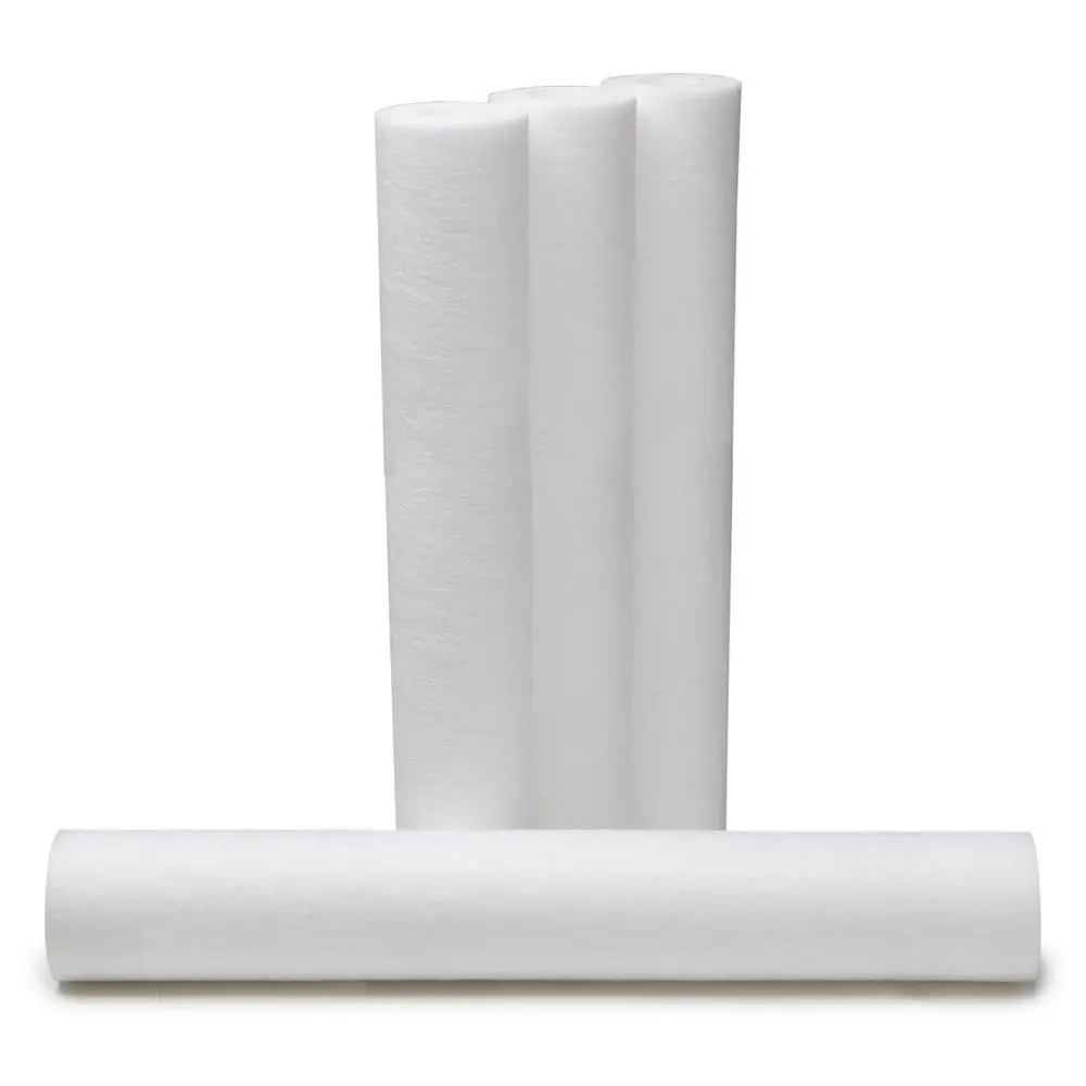 

20-Inch 4-Pack Sediment Filter for Whole House, Reduces Rust and Dirt, Certified White
