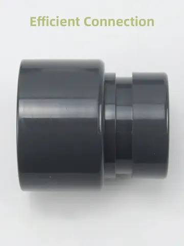 UPVC Coupling Adaptor PVC Plastic Copy Forest Joint for Water Treatment Pipe Connection System Adapter 1 Pcs