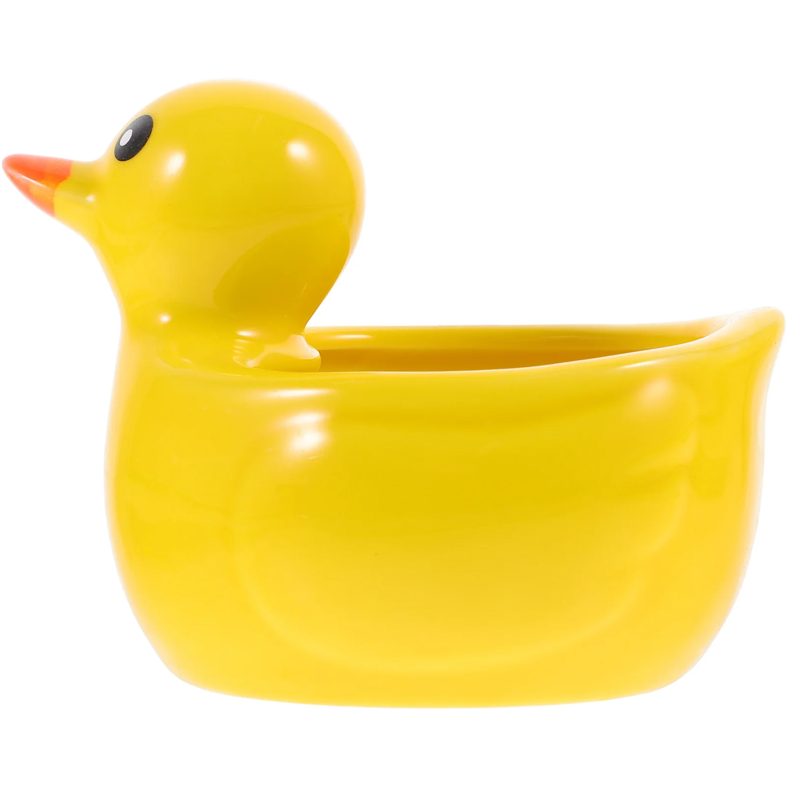 

1Pcs Small Duck Flowerpot Creative Cartoon Animal Shaped Resin Pot for Succulents Indoor Outdoor Garden Decoration Bright Design