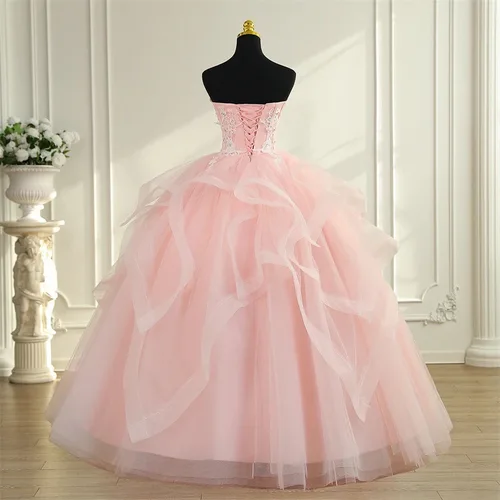 Imagen 2 del producto 2025 vestido de novia bordado sin tirantes para mujer, vestido de novia a la moda, nuevo estilo, falda abombada sin tirantes para banquete coreano adelgazante