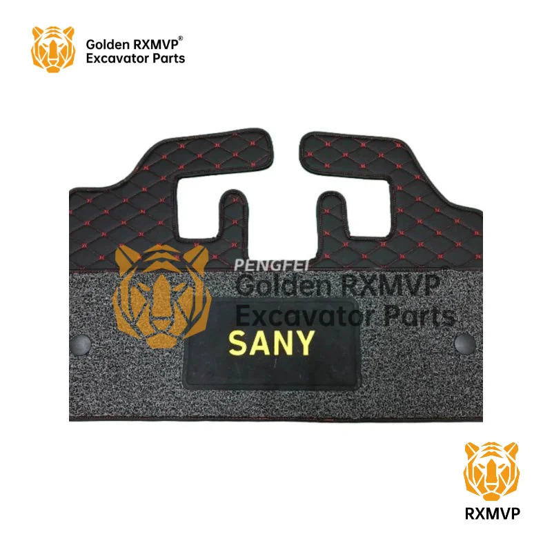 

For Sany Sy 75c 85c 95c-9-10 Cab Floor Rubber Stepping Pad High-quality Double-layer Foot Pad Excavator