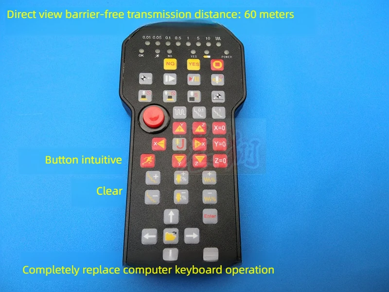 Macchina per incidere HB02 Volantino portatile wireless e cablato Telecomando elettronico Scheda di controllo Ncstudio per cnc