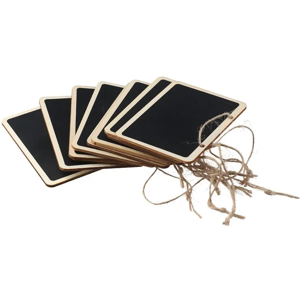 20 عبوة من زينة الحفلات، 20 عبوة من علامات السبورة الخشبية المعلقة، علامات رسائل قابلة للمسح للمنزل