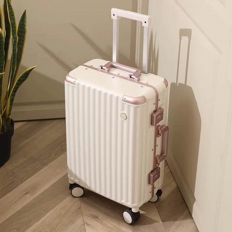 

Luggage Carrier Female Aluminum Frame Trolley Case 20-26 inch Boarding Lightweight Travel Suitcase Male Suitcase Trip Cabin