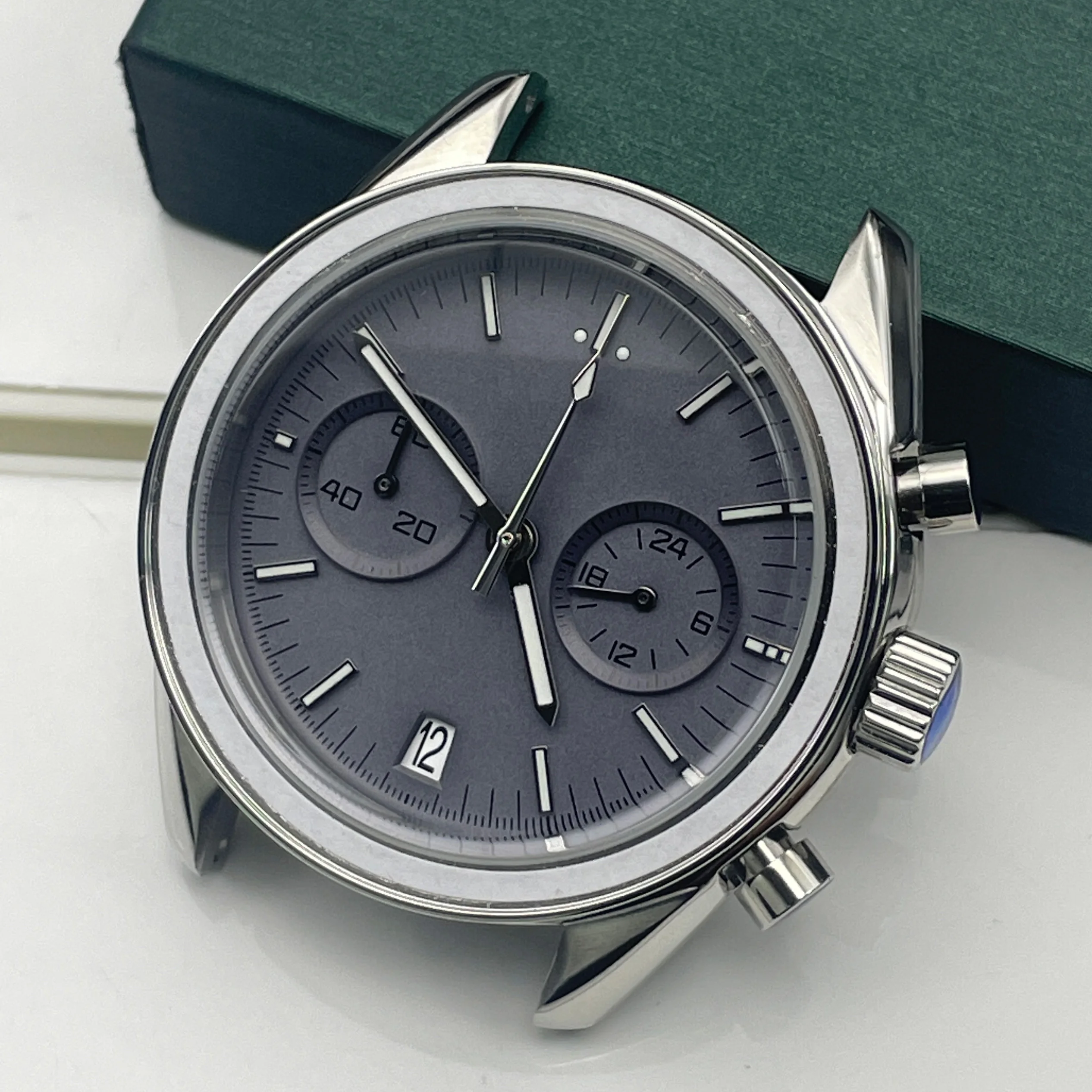 New Quartz Watch, With VK64 Quartz Movement, With a Bezel, Featuring Waterproof Design, And a Multi-Functional Men's Watch.