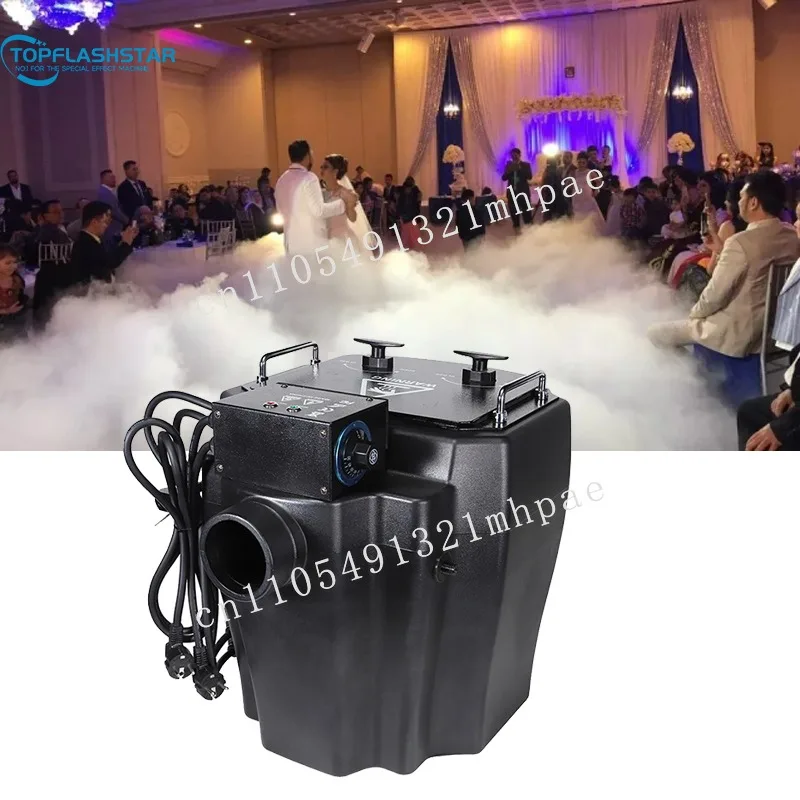 Manufacturer Large 6000W Dry Ice Machine Low-lying Fog Smoke Machine Large SFX Wedding Party Dj Equipment