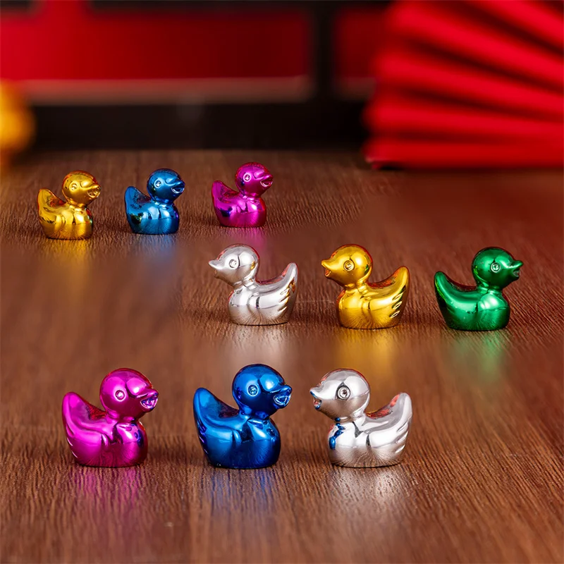 50pcs Duck Figurines Micro Landscape Fairy Garden Dollhouse Cake Decoration Party Christmas Thanksgiving Gift
