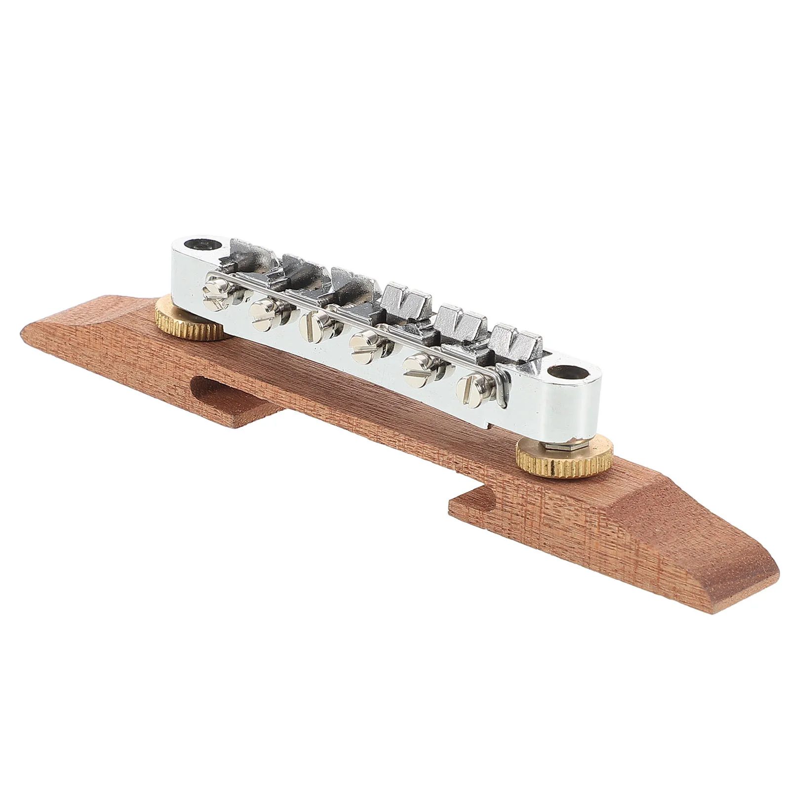 

Precision Engineered Roller Bridge Jazz Electric Guitars Stable Sound Quality Stylish Upgrade Guitar Bridge Instrument Part