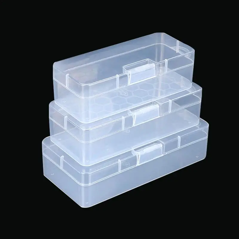 Mini Storage Containers Clear Storage Box With Flap Lid Storage And Organization For Cosmetics Jewelry And Stationery