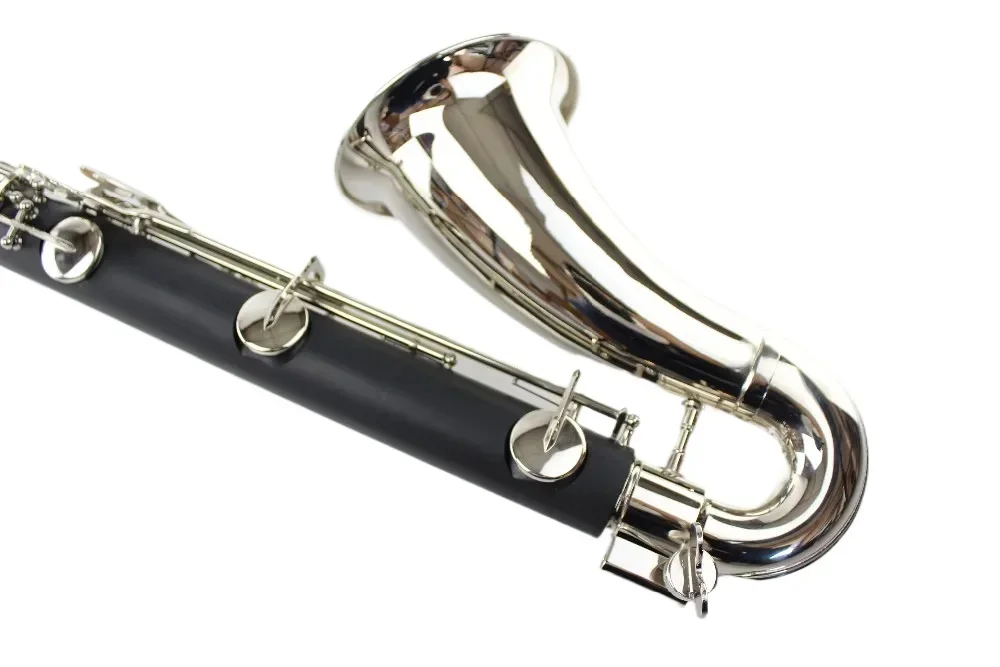 

Buffet Bass Clarinet Professional Bb Clarinet Drop B Tuning Black Tube Clarinet Silvering Keys klarnet Brand Musical Instrument