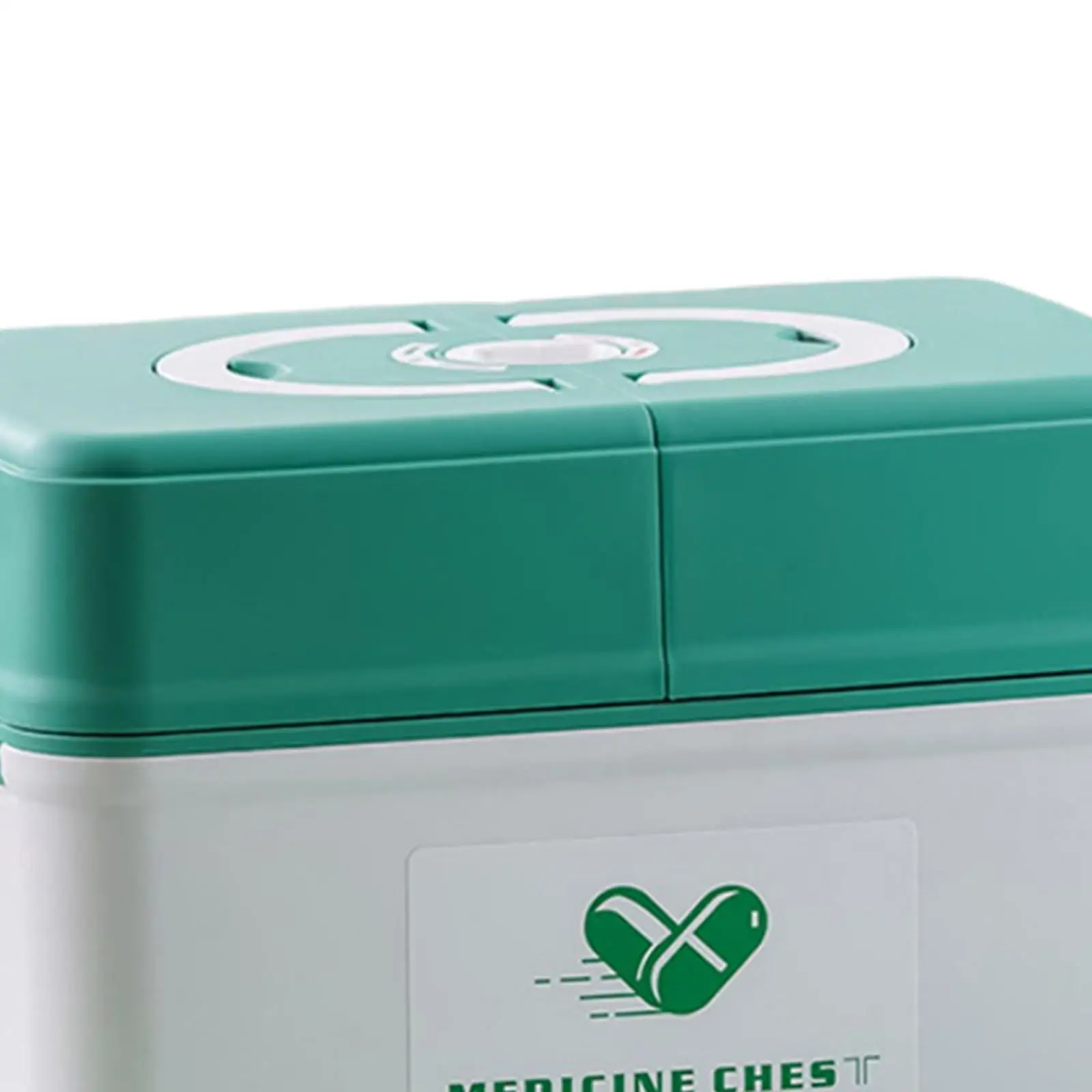 플라스틱 응급 처치 상자 의학 정리 상자 휴대용 손잡이 가족 비상