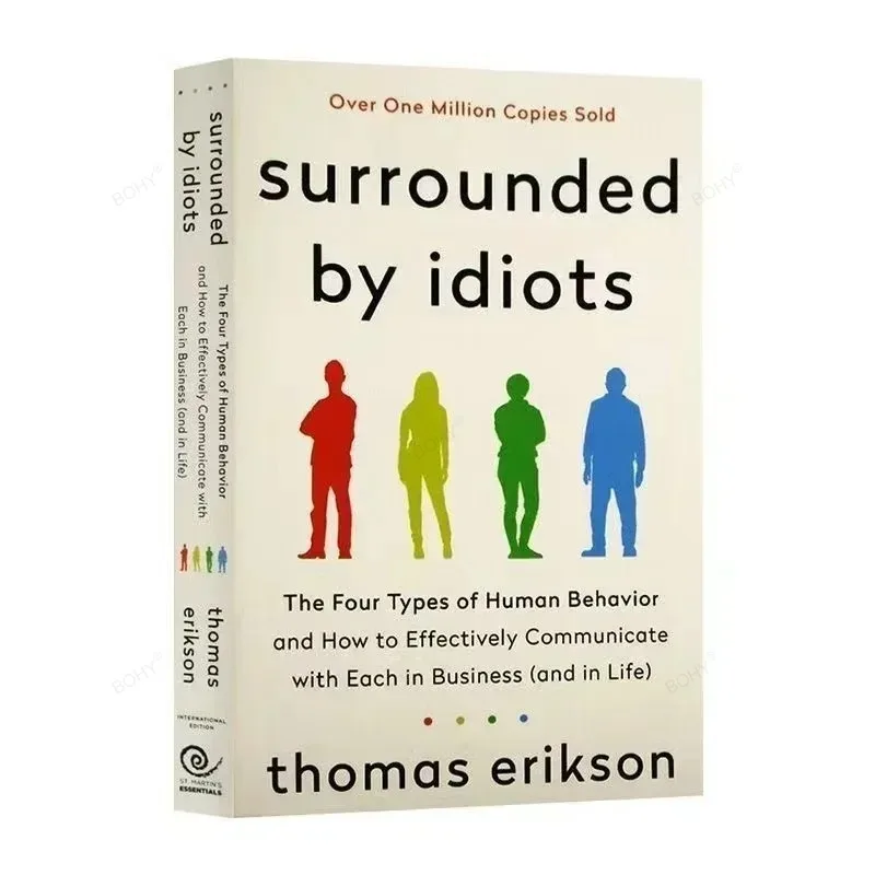 Les quatre types de comportement humain par Thomas Erikson Livre anglais best-seller Roman vebros LivrosEntouré d'idiots