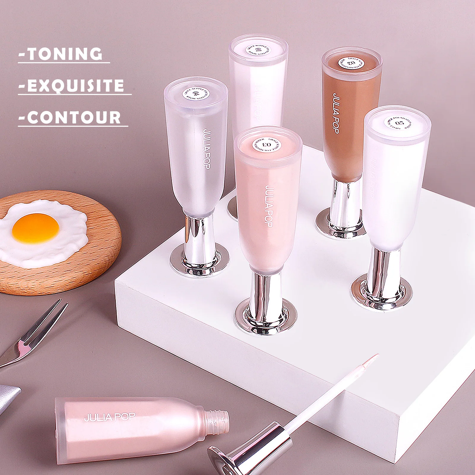 Color Toning Liquid Foundation Blending Liquid Highlight Liquid Repair Volume Shadow Dreidimensionaler Concealer