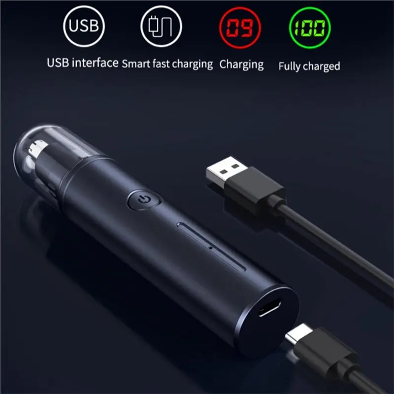 N95R Electric Mini Nose Hair Trimmer USB Rechargeable High Quality Portable Men's Safety Face Hair Removal Tool
