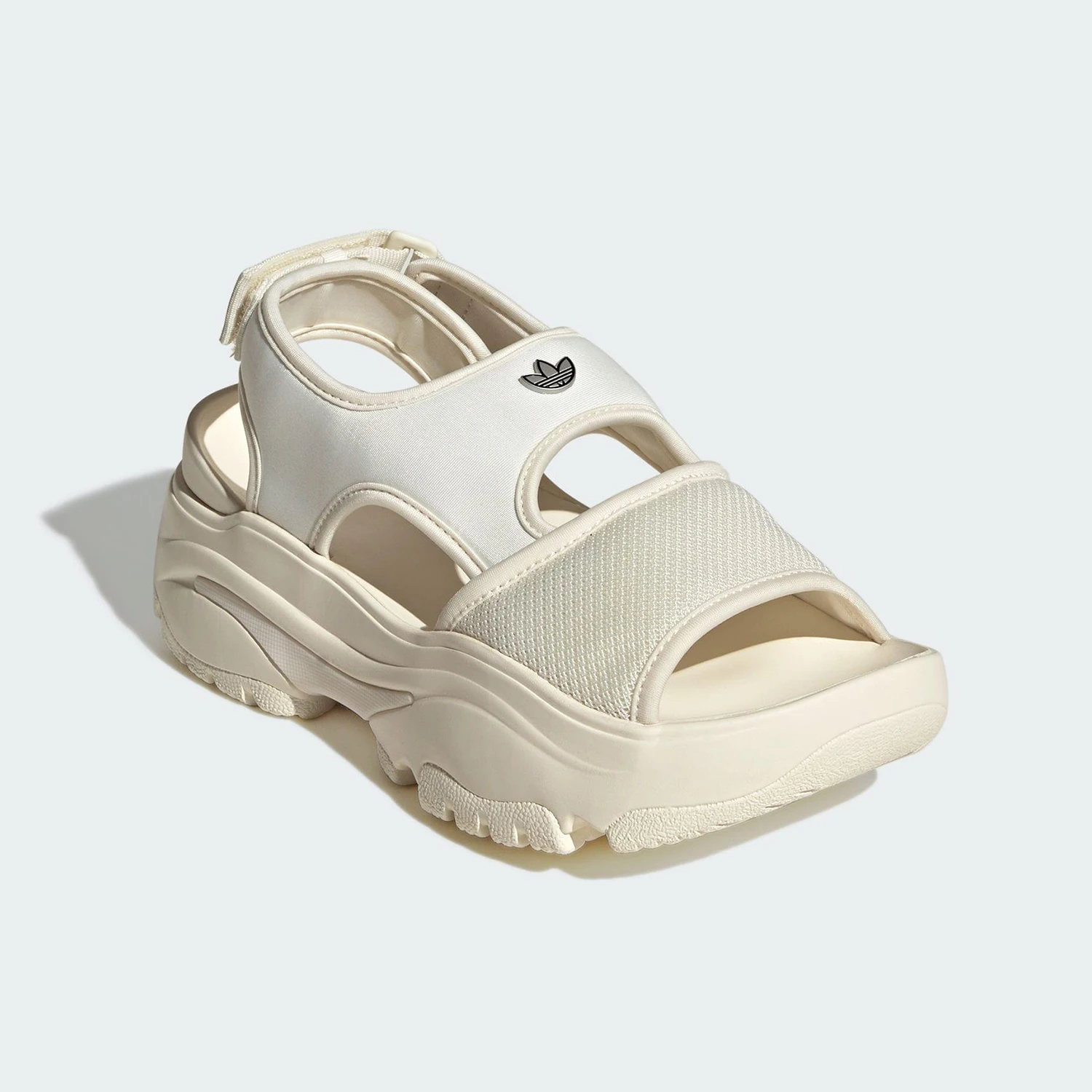Adidas genuine 2025 summer clover women's retro thick soled sandals JI2822
