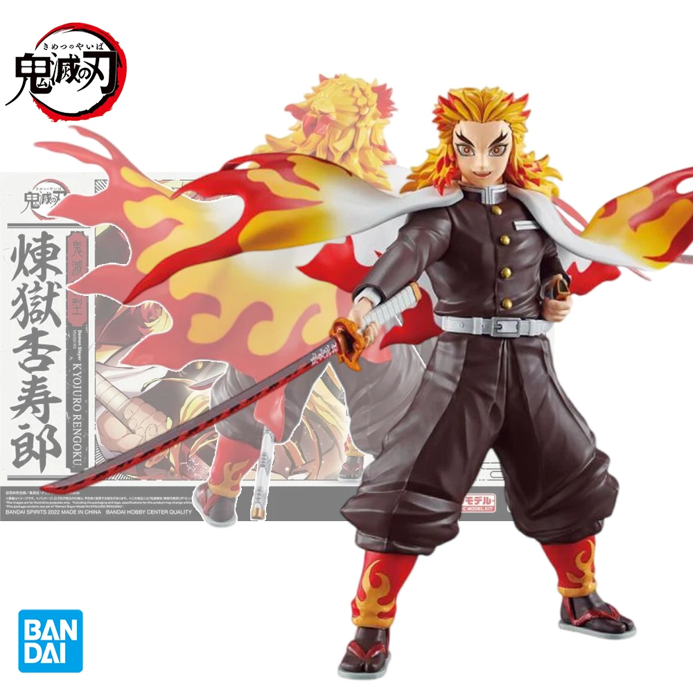 

Bandai Genuine Demon Slayer Rengoku Kyoujurou Anime Action Figure Assembly Toys Model Collectibles Decorative Toy Gifts