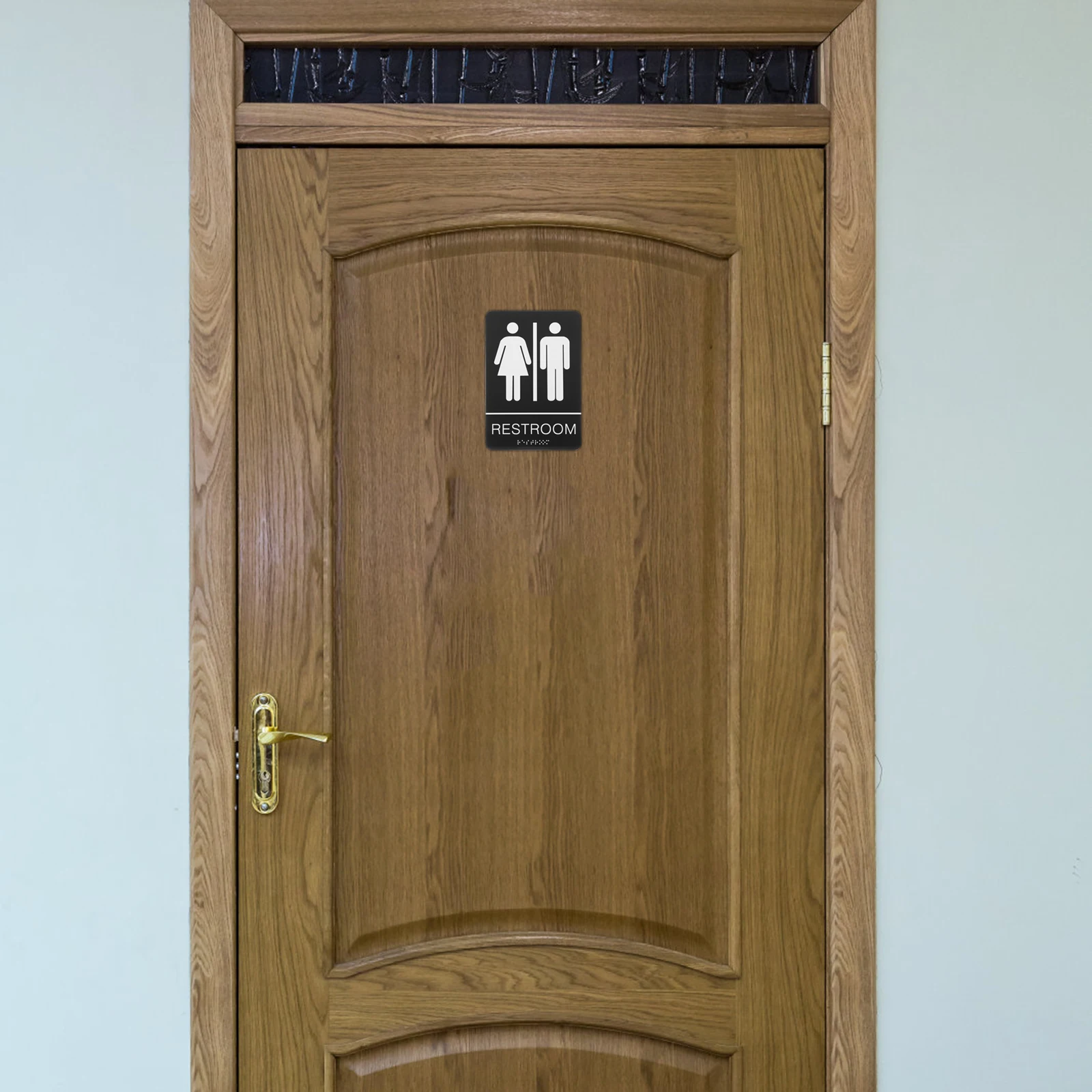 

Braille Door Sign Ladies and Gents Toilet Signs Restroom Sticker Bathroom Stickers House Number