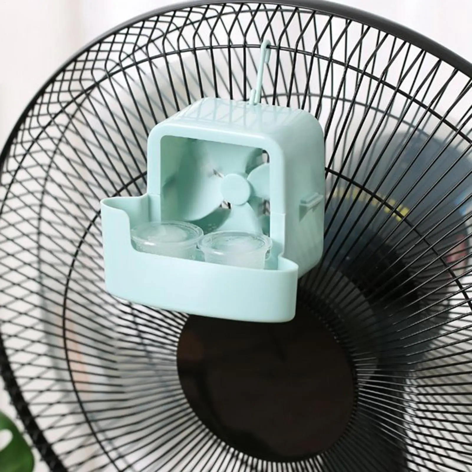 Fan Mister Attachment Hangable Ice Box Accessories Floor Fan Cooler for Terrace Festival Yard Balcony Alley Event Space view 3