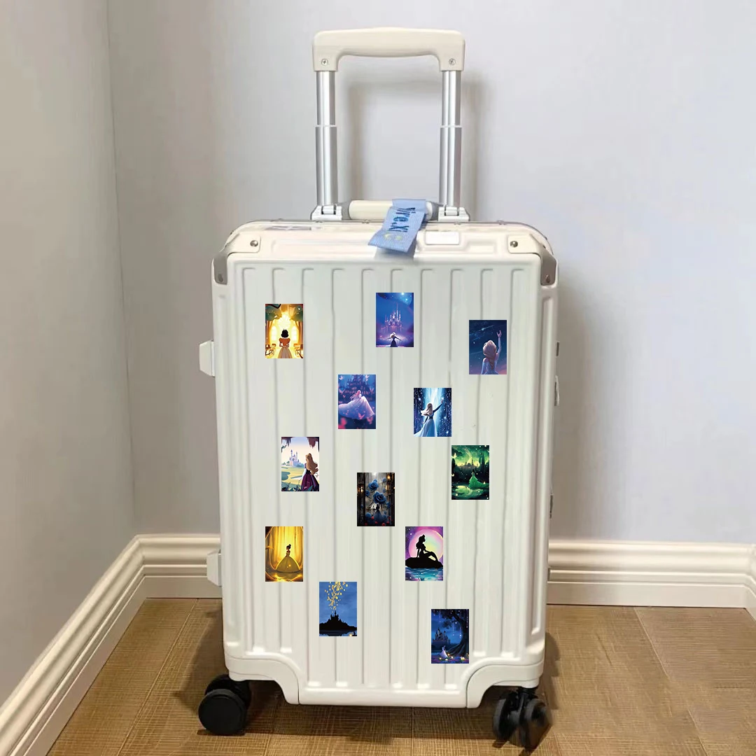 51 Stuks Retro Prinses Rug Cartoon Schattige Stickers Esthetische Graffiti Stickers Laptop Notebook Telefoon Decoratie Sticker Kind Speelgoed