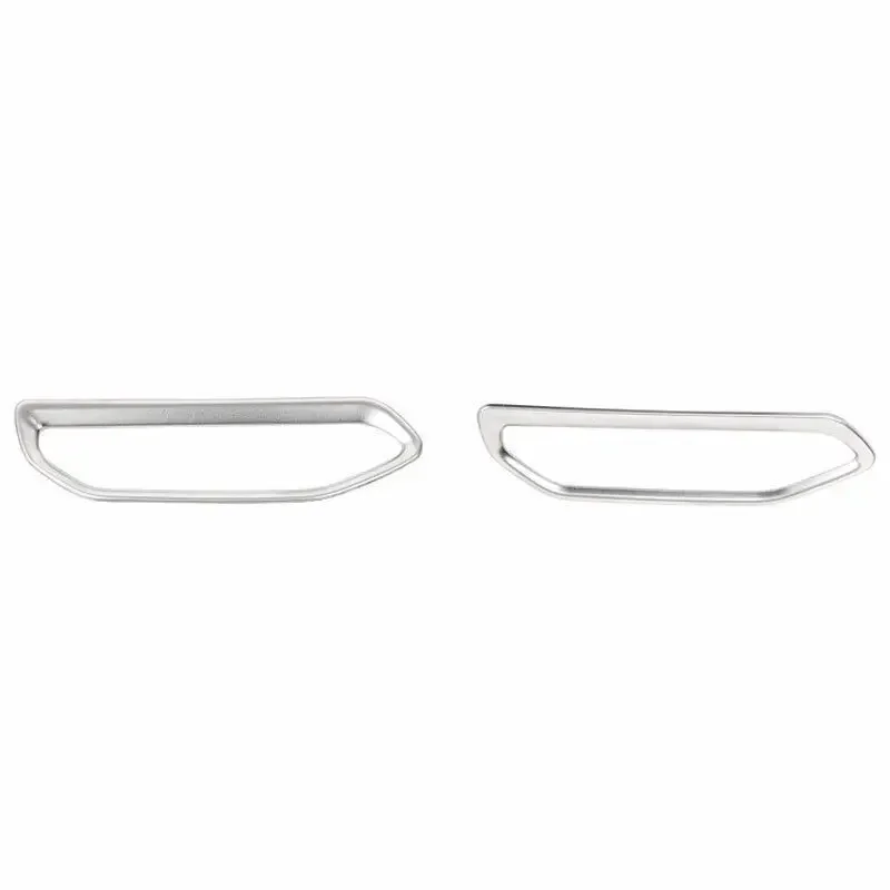 Dashboard Upper Air Outlet Vent Trim For Lexus UX200 250h 2019-2023 Silver Steel