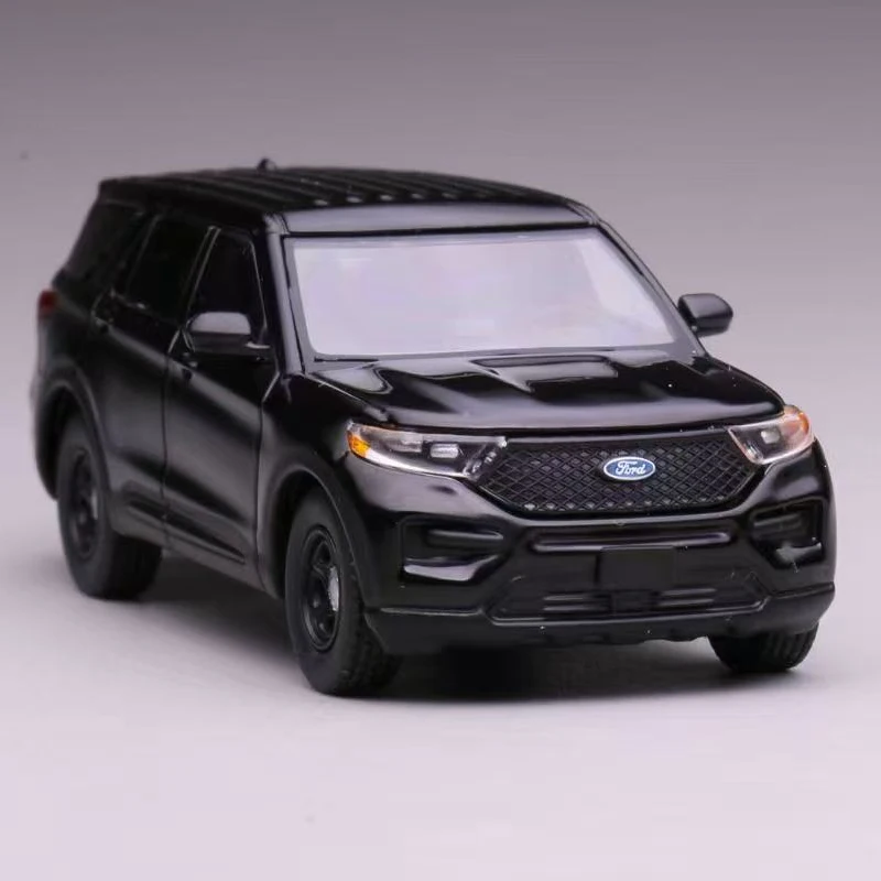 جديد 596 1:64 فورد اكسبلورر Suv فورد E فان سيارة شرطة محاكاة سبيكة مصغرة يموت الصب نموذج سيارة لعب الأطفال المخصصة