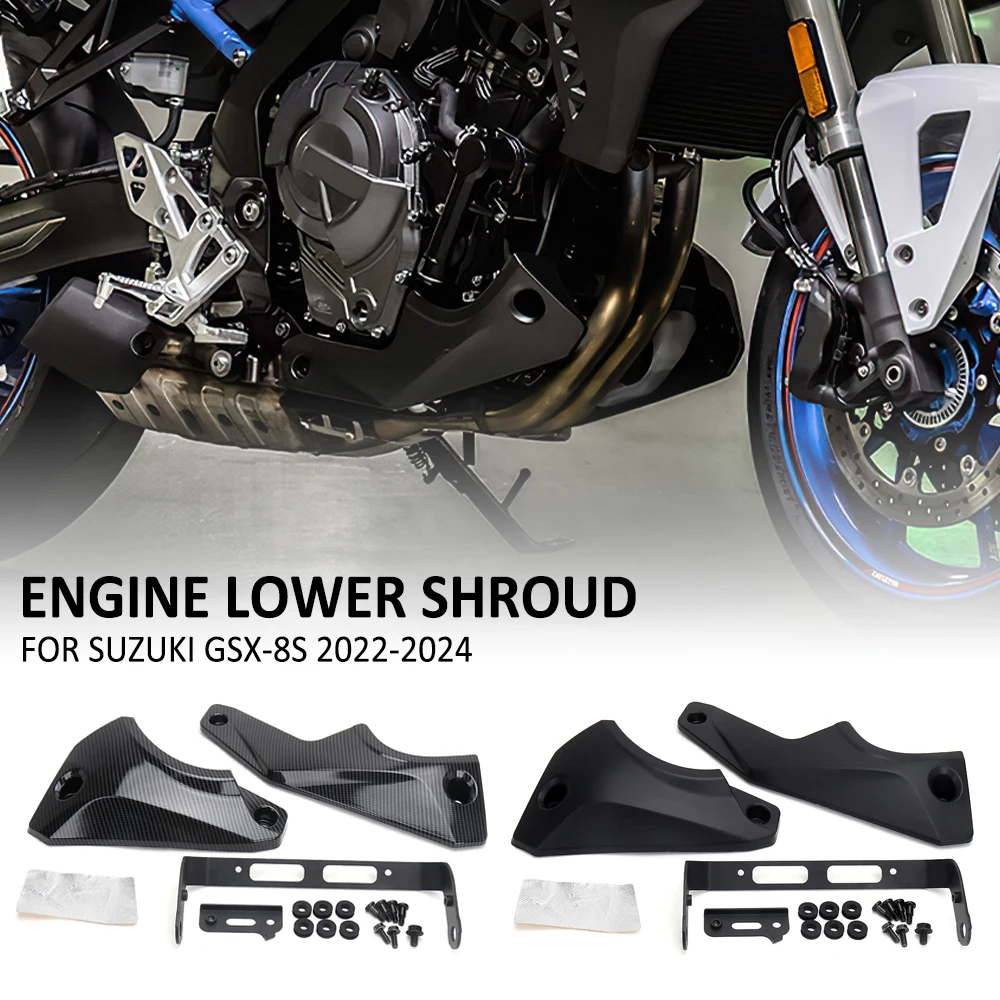 

For Suzuki GSX-8S GSX 8S GSX8S 2022-2024 Motorcycle Frame Engine Lower Spoiler Body Fairing Side Protector Guard Chassis Shield