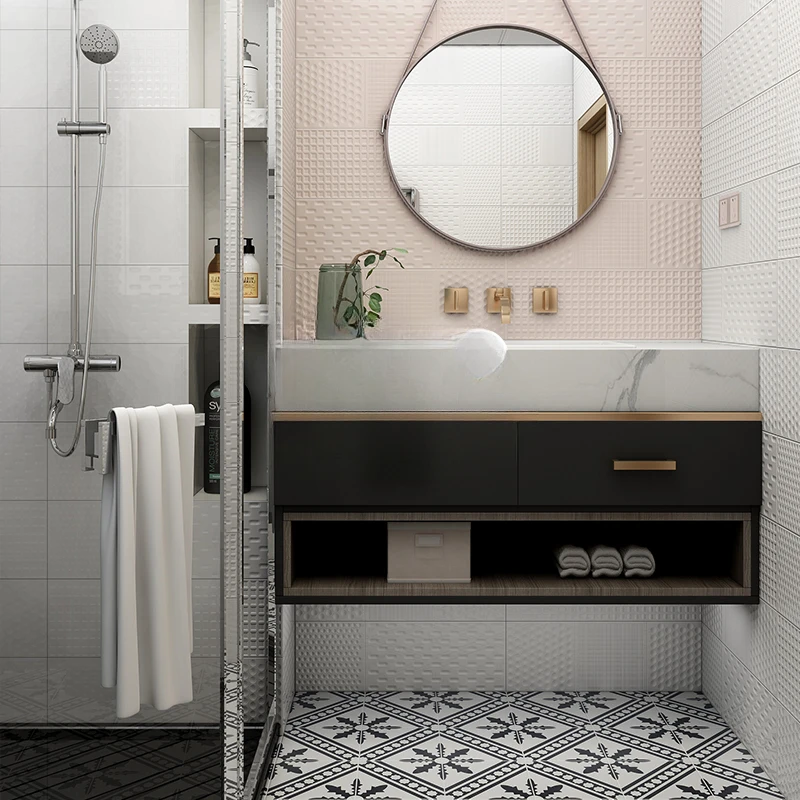 Dark Green Kitchen Bathroom Macaron Tile image 3