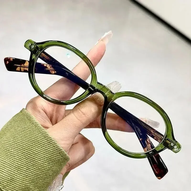 Trendy Kleine Ovale Lesebrille Männer Frauen Ultraleicht Weit Sicht Brillen Unisex Mode Presbyopie Rezepte – Detail 2