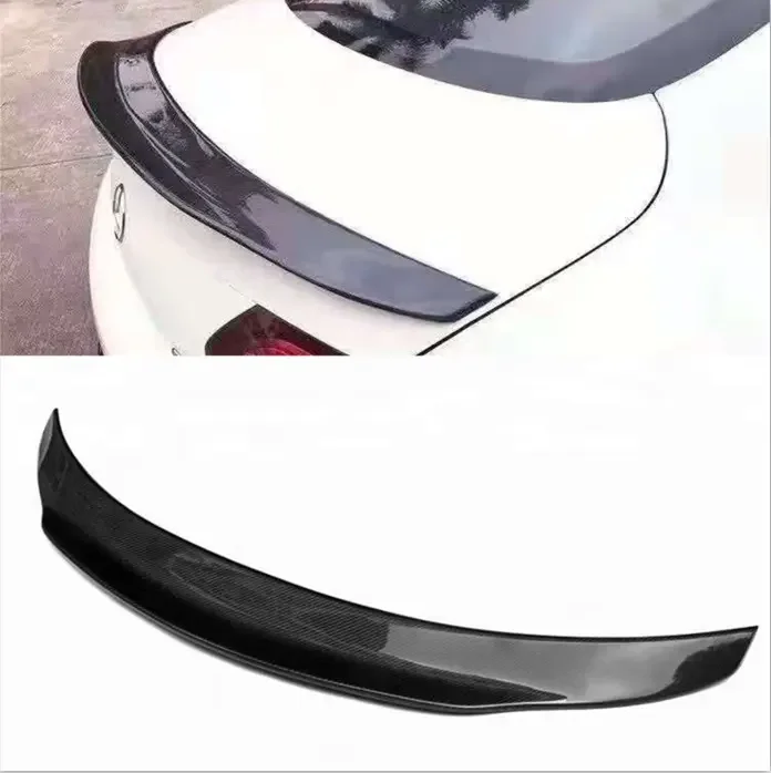 C Class W205 C43 C63s Add PSM Style  Carbon Spoiler Ducktail Tail Wing Rear Trunk Lip 2013+