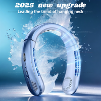 New Neck Air Conditioner Portable Neck Fan Rechargeable Semiconductor Refrigeration Leafless Fan Outdoor Mini Halter Neck Fan