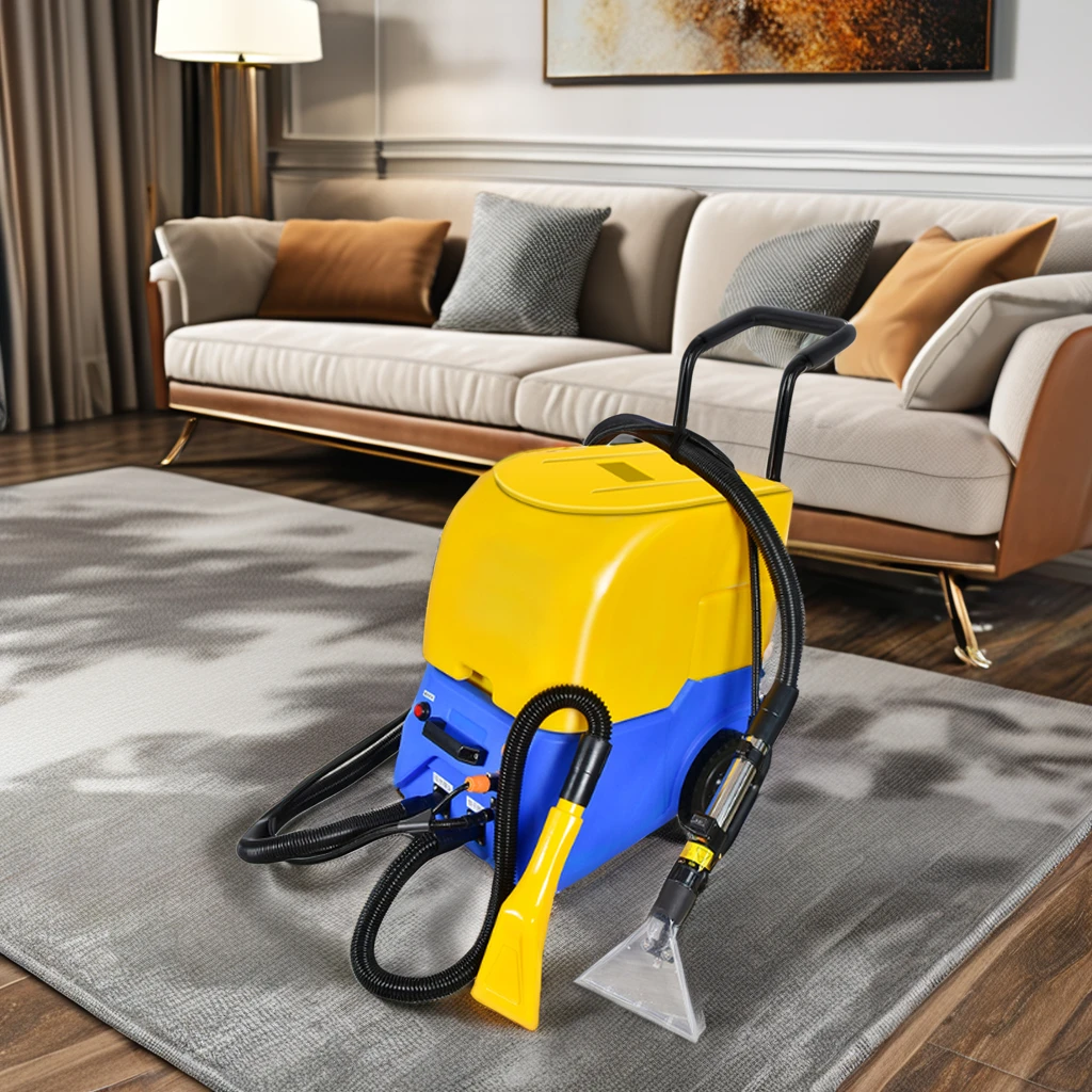 EB-400S Electric Hot Water Carpet Cleaning Machine Extractor for Hotels with Rotary Motor Plastic Components New Used Condition