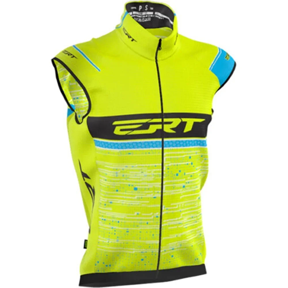 Brazil Ert Racing Cycling Vest Summer Sleeveless Windproof Jacket Mtb Jersey Waistcoat Road Bike Gilet Men Pro Team Windbreaker