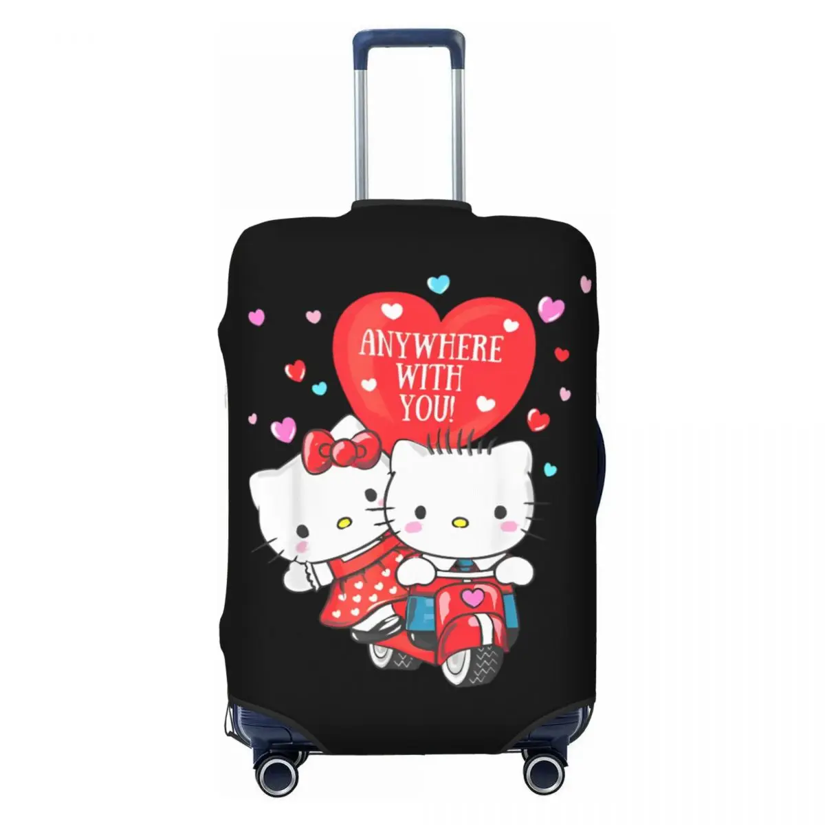 

Hello Kitty And Dear Daniel Valentine(1) Suitcase Cover Useful Business Protection Luggage Case Flight