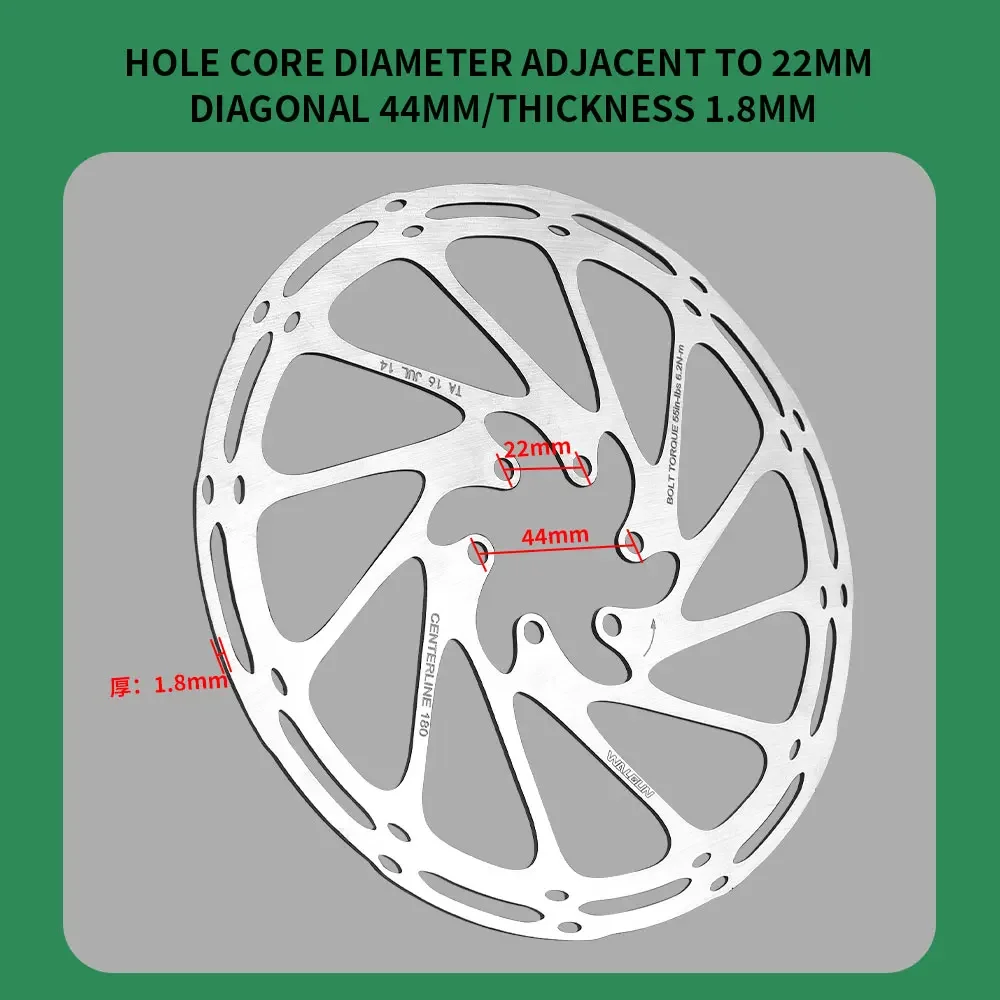 Bicycle Disc Brake 160mm 180mm 203mm Stainless Steel Road Mountain MTB Folding Bikes Hydraulic Disc Brake Rotors Cycling Parts image 4