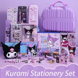 Anime Sanrio Kuromi Stationery Set Primary School Student School Supplies School Season Stationery Gift Package Birthday Present