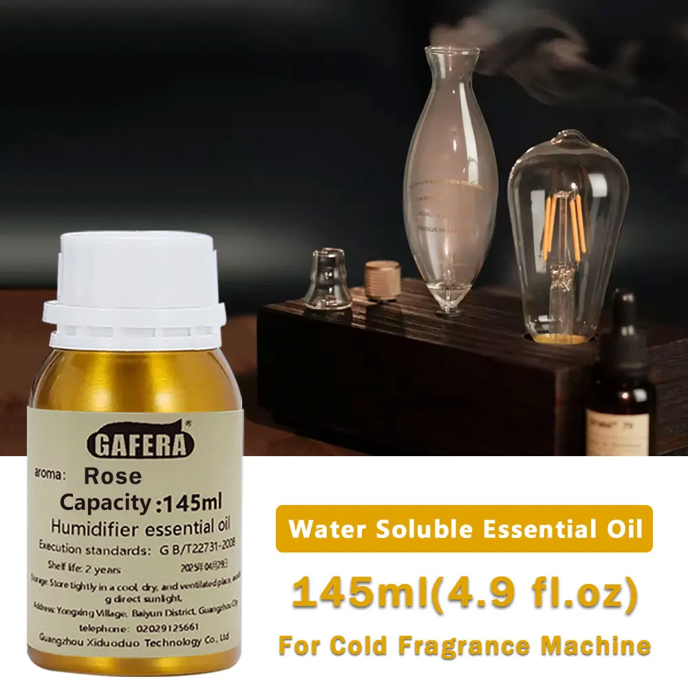 GAFERA 145ml(4.9 fl.oz) Wilderness Hilton Essential Oils - For Cold Fragrance Machine & Humidifier & Aroma Stone & Diffuser Wood