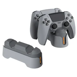 PS5 Dualsense 컨트롤러 터치 충전 도크용 듀얼 충전 스테이션(LED 디스플레이 포함) 30주년 기념 에디션