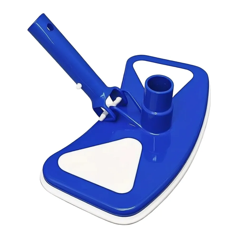 Pool Floor Nozzle with Weighted Design to Prevent Floating and Soft Bumper Protection for Pool Walls Use with Telescopic Pole