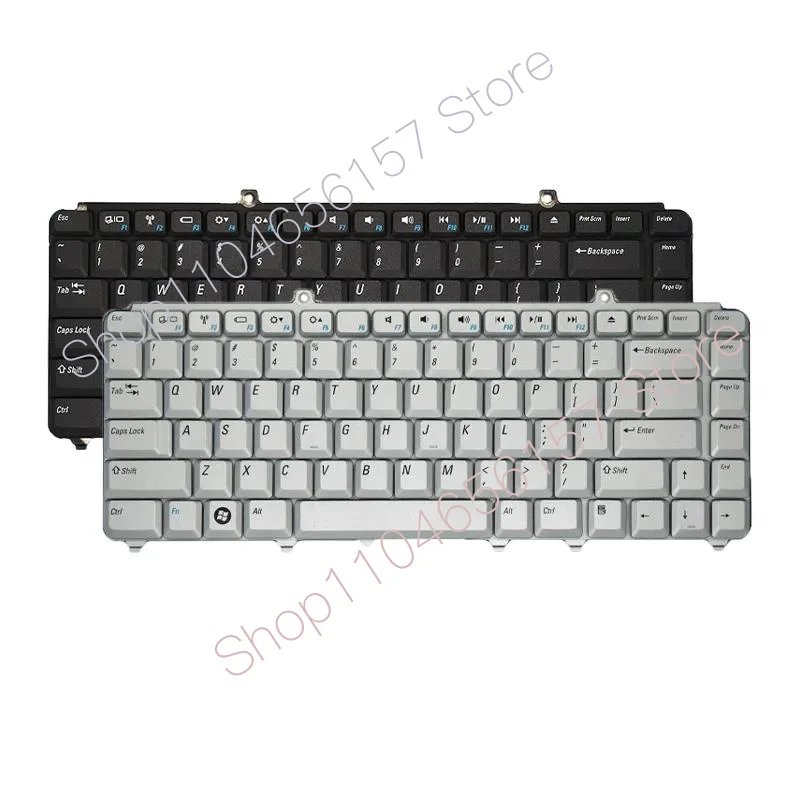 J nuevo teclado para ordenador portátil EE. UU./Inglés RU/ruso para Dell Inspiron 1545 1520 1420 1400 PP41L M1330 M1550 NK750 PP25L PP29L PP22L
