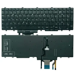 E5550 Spanish Backlit Keyboard For Dell Latitude E5570 5550 5580 5590 5591 Precision 3510 3520 7510 7520 7710 7720