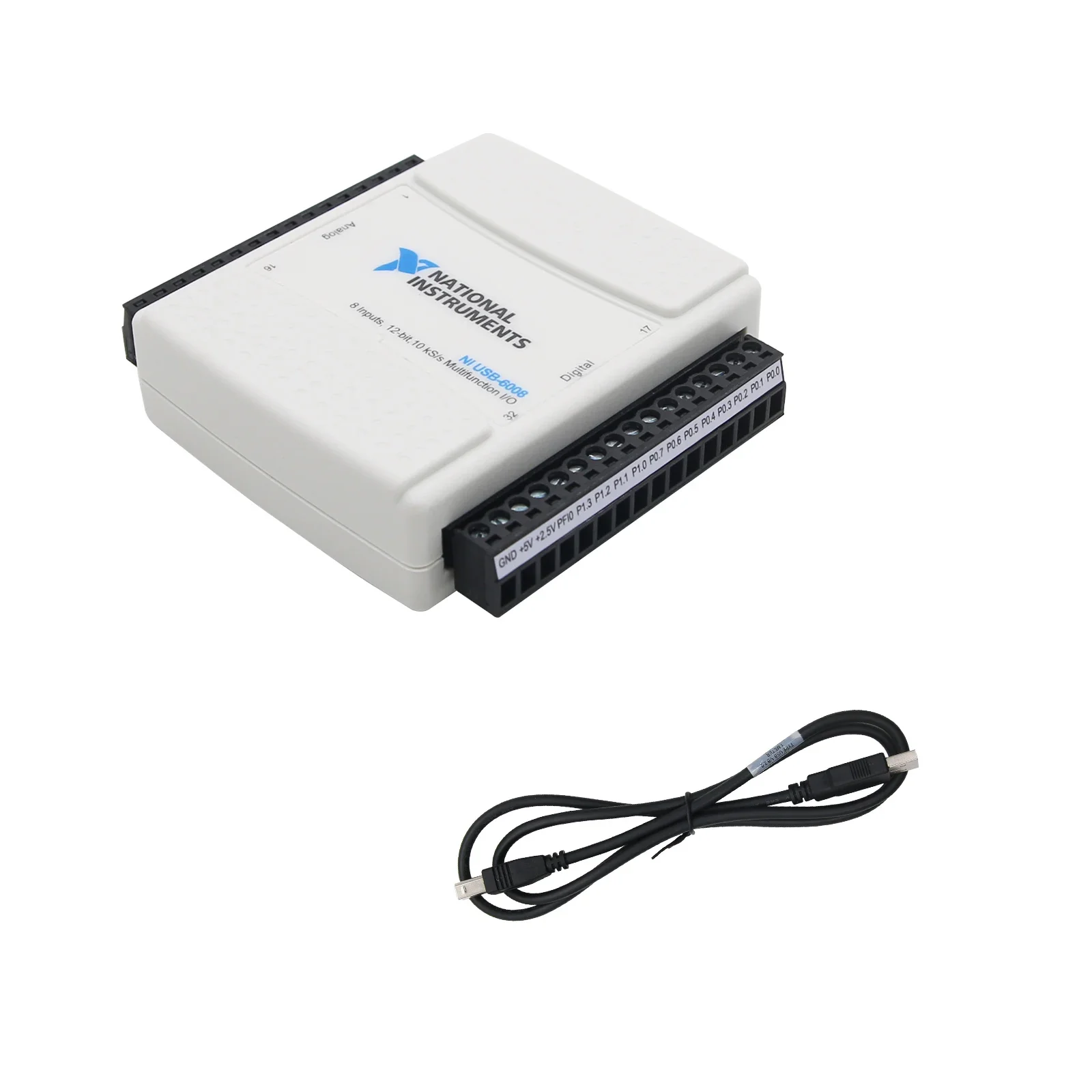 جديد NI USB-6008 USB DAQ 779051-01 بطاقة الحصول على البيانات USB متعددة الوظائف