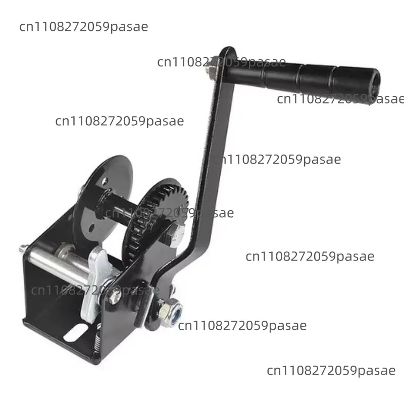 

Manual winch empty rack without wire rope without webbing Lifting traction mini winch winch hand crank