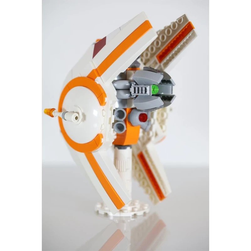 332PCS MOC Spaceship Chatan Modular Building Blocks DIY Spacecraft Model Galaxy Fighter Educational Creative Toy Gift