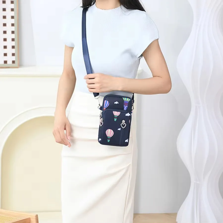 

Mobile phone bag - women's cross-body bag - small bag - place mobile phone in the bag - also include wristlet and small wallet