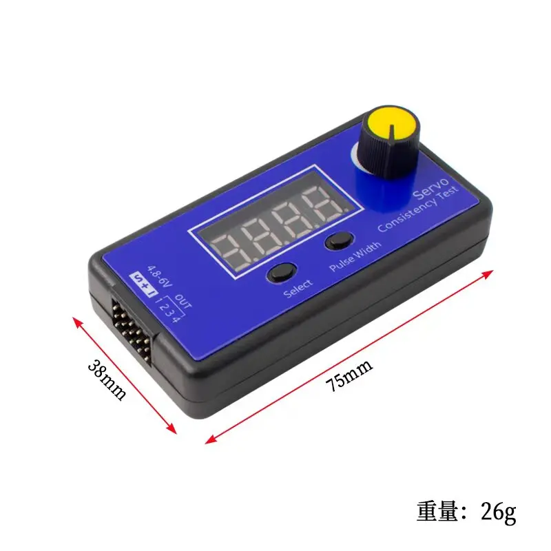 RC Servo Tester ESC Consistency Control 4 Servos Digital Steering for RC Helicopter Airplane Car Multi-function 2us