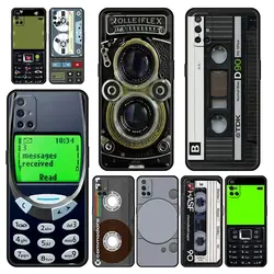 Case For OnePlus 11 10 9 Pro 9T 12R 10R 9R 9RT 10T 8T 8 7T Nord 2T CE 2 5G N200 N10 N100 Cover Vintage Cassette Tape Retro Style