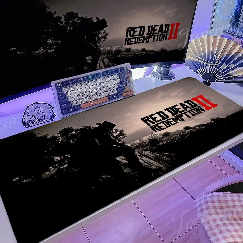 

Mouse Pad R-Red Dead Redemption 2 Hot Anime 1000x500 Taro Sakamoto Days XXL Large Gaming Non-slip Office Keyboard Mats Desk Mat