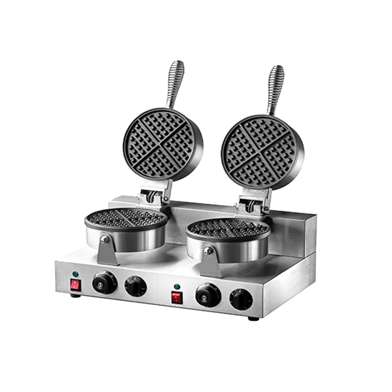 Commercial Electric Mini Waffle Maker for Hotels and Outdoor Use US Plug Waffle Baker in Mini Style for Kitchen Equipment